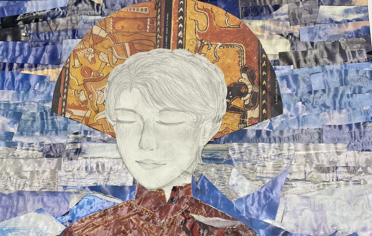 Proud moment! Our 🐠s in-school piece was selected to be displayed at a local art exhibit today. Here are a few examples of the work our talented youth are creating 🎭