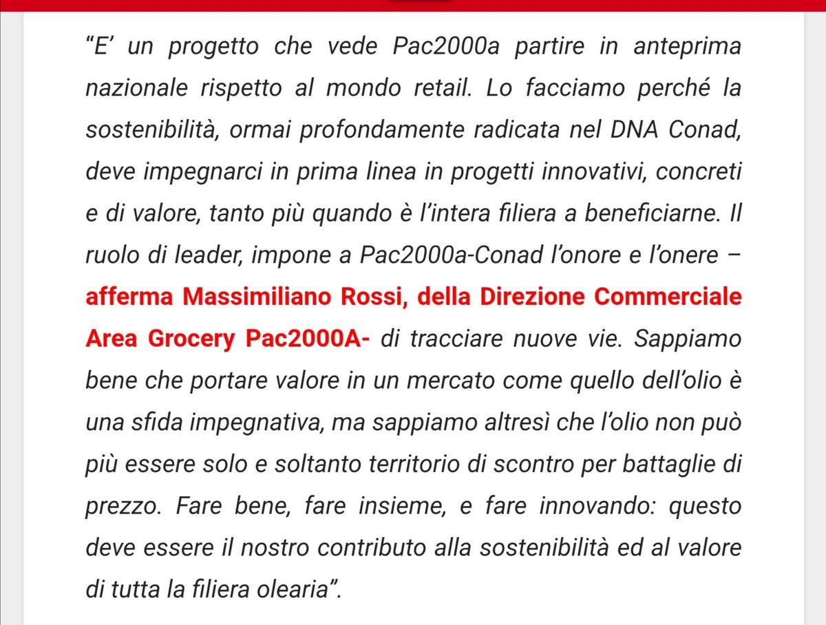 EdTroiano's tweet photo. Sugli scaffali @Conad debutta l'extravergine Coricelli da filiera italiana
Via alle vendite Supermercati PAC2000 a Conad, dell' olio evo made in italy di @PCoricelli.
I commenti di Chiara #Coricelli e @rossimassi1
Su @GustoH24:
https://t.co/ewU1OlzsPV
@sassi_mario @pino_zuliani https://t.co/rvRjzuncwh