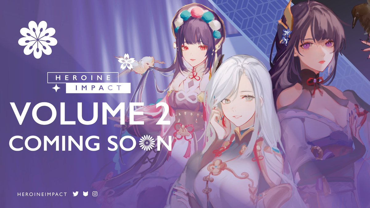 HeroineImpact's tweet photo. 🌸Heroine Impact is back! 🌸

Thanks to the stellar support of our project, and no lack of incredible new Genshin Impact female characters, vol 2 is now in the making.
We're also delighted to announce that @nevercrymoon is back as our cover artist! 

More info coming soon. https://t.co/vUoziXW9le