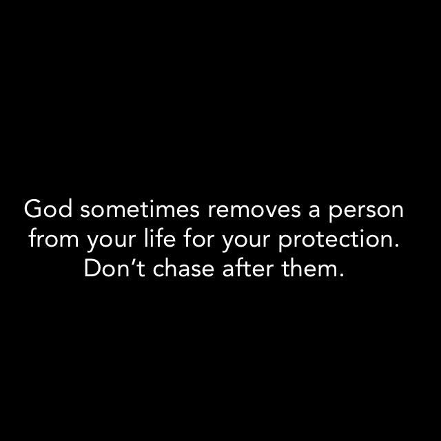 God knows who belongs in your life and who doesn’t. Trust and let go. 🙏🏻