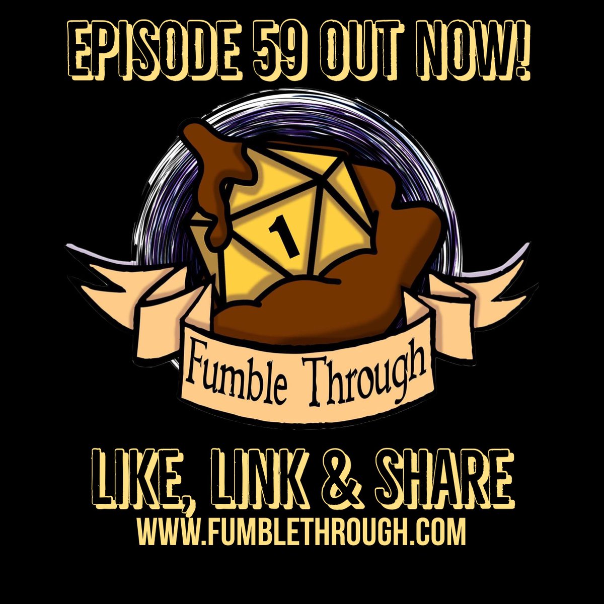 FumbleThrough's tweet photo. Episode 59- Into The Puddles
The fate of Flopsy hangs in the balance as The Devourer of Reason tries to escape with his body.
https://t.co/5lsToAoiW0
#fumblethrough #ttrpg #pathfinder #podcast https://t.co/YHwtSTFbXY