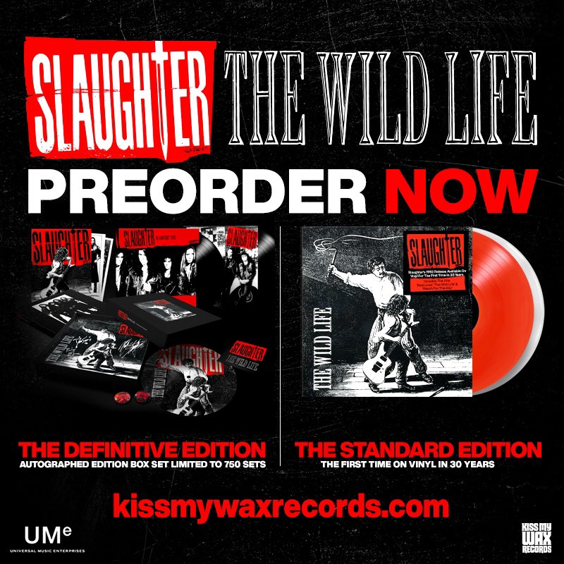 Thank you EVERYONE for the support so far! If you haven’t pre-ordered your copy of The Wild Life yet, head to kissmywaxrecords.com today! <a href="/markslaughter33/">Mark Slaughter</a> <a href="/EddieTrunk/">Eddie Trunk</a> <a href="/BLABBERMOUTHNET/">BLABBERMOUTH.NET</a> <a href="/ClassicRockMag/">Classic Rock Magazine</a>