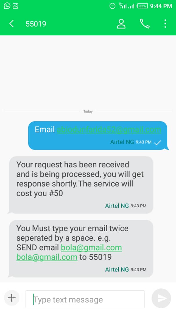 Yungkull's tweet photo. @urmight45 @nimc_ng Hello @nimc_ng  my sis has been struggling with this jamb code stuff ... 50niara charges in multple folds gone on every msg and still it either says "write your mail twice" or no record found. Pls help  @AirtelNigeria @Airtel_Presence https://t.co/nL5ysvuYLV