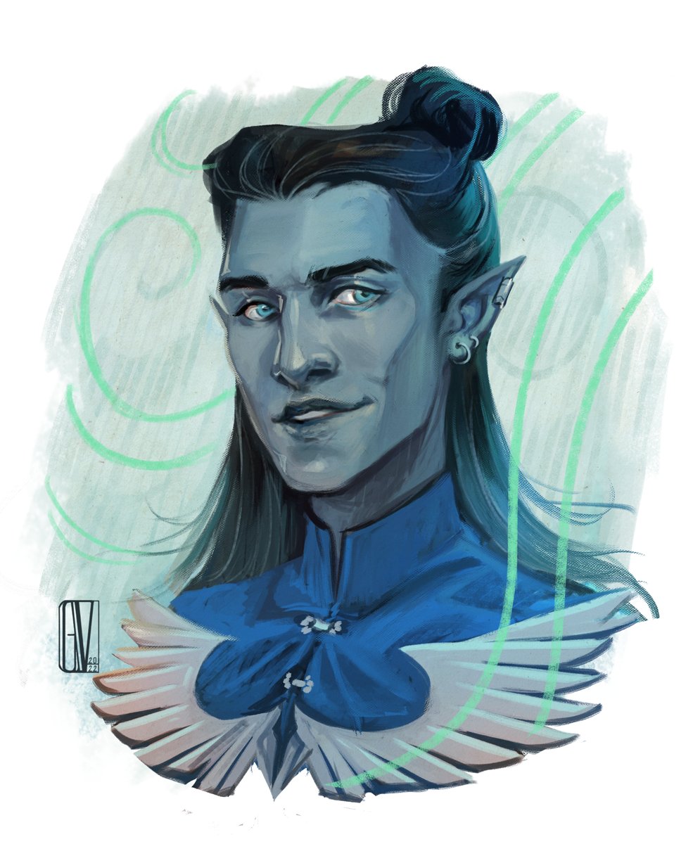 Wind boy~
Thank you @robbiedaymond ♥ 
#dorianstorm #CriticalRole #criticalrolefanart