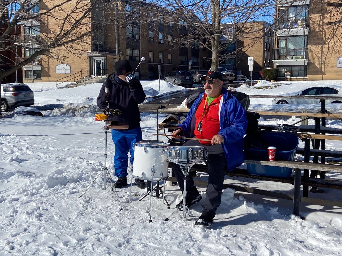 We just finished our winter block party with <a href="/YSWtenants/">YSW Tenant Union</a> and <a href="/KeelesdaleNG/">Keelesdale Neighbourhood Group</a>!
✅snow golf
✅hot chocolate 
✅winter soccer
✅live music
✅give always from local businesses in #Keelesdale
Sign up to get involved with the next one!