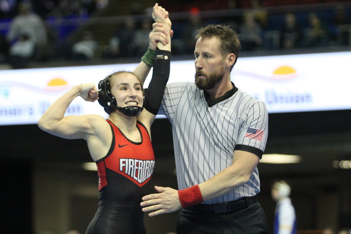NDHSAA's tweet photo. ICYMI:

Central Cass wins first ever NDHSAA Girls Team Individual Wrestling State Championship, 14 girls win individual state titles | NDHSAA NOW STORY: https://t.co/kltFYTKvcp #NDHSAA #NDpreps https://t.co/CxrJS9QUHD