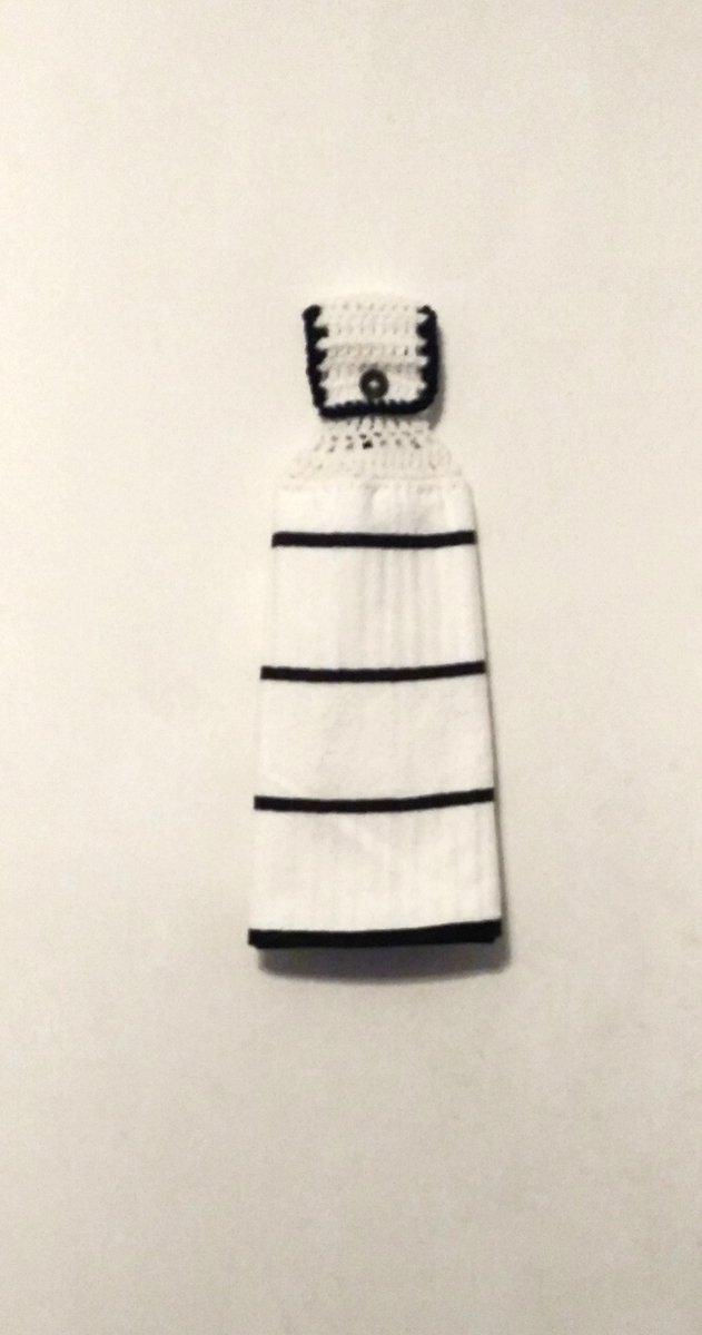 debscrochet's tweet photo. Excited to share the latest addition to my #etsy shop: Crochet Top Hanging Kitchen Towel White with Black Lines https://t.co/AcfkwfXZW5 #dishtowel #dishcloth #hangingtowel #buttontop #kitchentowel #buttonknittop #blackkitchentowel #doublethicktowel #crochetedtop https://t.co/6ExXBhXZvR
