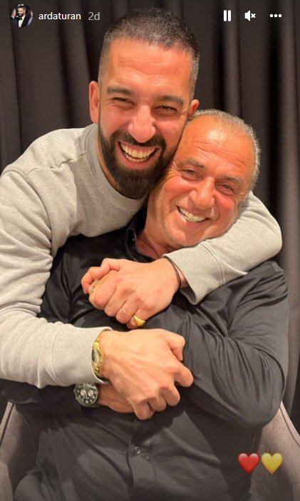 webaslan's tweet photo. Arda Turan &amp; Fatih Terim https://t.co/itnskzzyMe