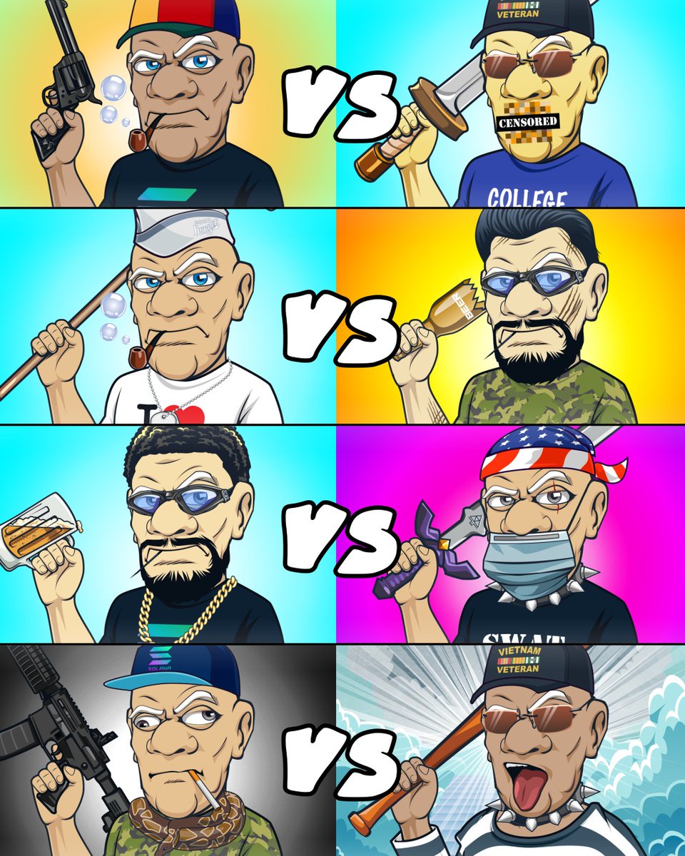 GRUMPS!! It's about that time again!
It's Week 4 of #GrumpyGames ⚔️

Congrats to the following participants:
<a href="/njoy3states/">Christopher Bari .BSL {313}{RIP}{777} 🔮</a> , @niks_r87 , <a href="/_alvarezboxing/">Michael Alvarez</a> , @Fvruk_isthename , @Somethingdope94 , motm_apetraders , <a href="/rogerwilco696/">Roger Wilco</a> &amp; <a href="/M1lkChoc0late/">Milk Chocolate</a> 🎉

Winner will win 1 $SOL + an #NFT!