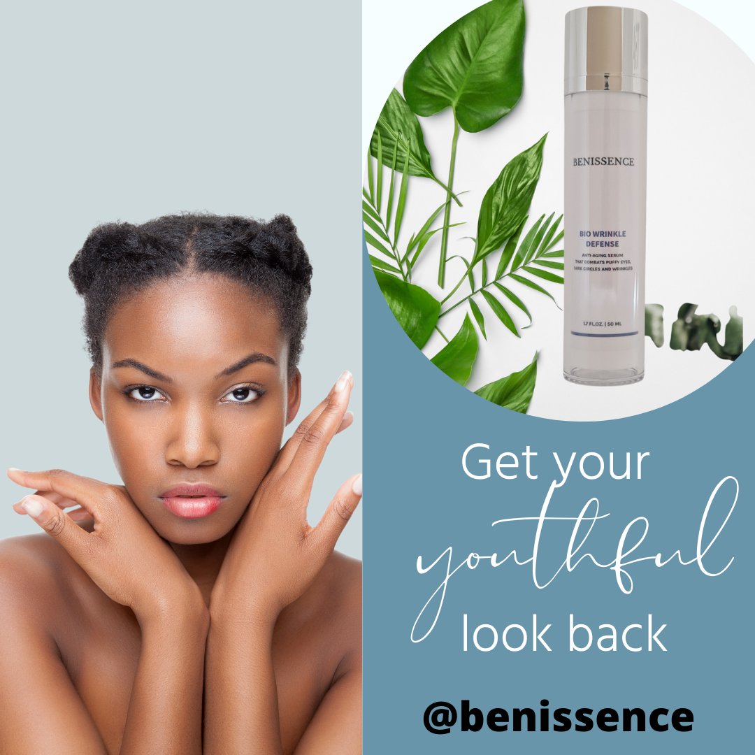 benissence's tweet photo. Get your youthful look back with BENISSENCE BIO WRINKLE DEFENSE SERUM. An effective anti-aging serum that leaves your skin feeling firmer, younger, and more beautiful. https://t.co/20XmUqXreO