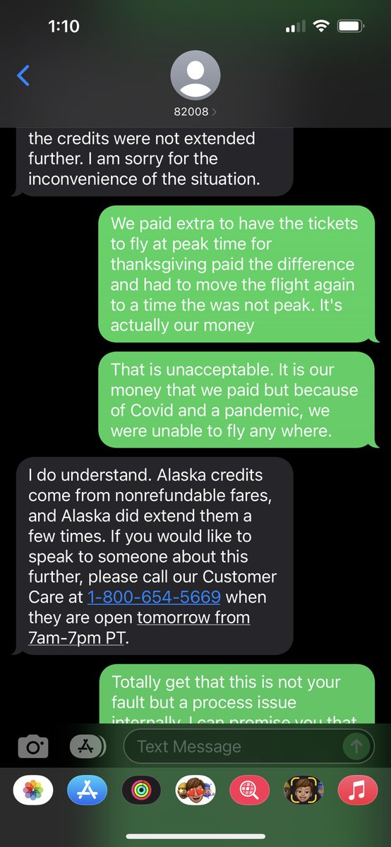 AdamBomba's tweet photo. .@AlaskaAir Having a tough time here resolving a issue. Would be nice to have access to the money we paid to shift plans during a #pandemic and #covid https://t.co/dWfEkJZHsk