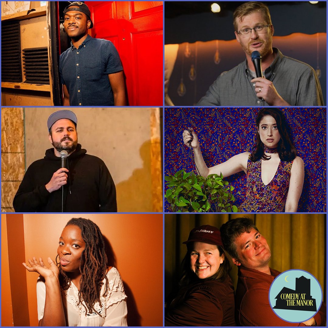 THURSDAY (2/24) live, laugh &amp; well, laugh. Get to the York Manor (4908 York Blvd) 9pm for an evening of hilarity with:

Jordan Temple
<a href="/kurtbraunohler/">kurt braunohler</a> 
Taylor Ortega
<a href="/VoteSamWiles/">Sam Wiles</a> 
<a href="/hadiyah/">Sari Hikma</a> 
@NotMikeJoyce 
<a href="/MEATBRICKMOLLY/">Molly  Kearney</a> 
Hosted by <a href="/icarlykane/">Carly Kane</a> 

🎟 ➡️ comedyatthemanor.com