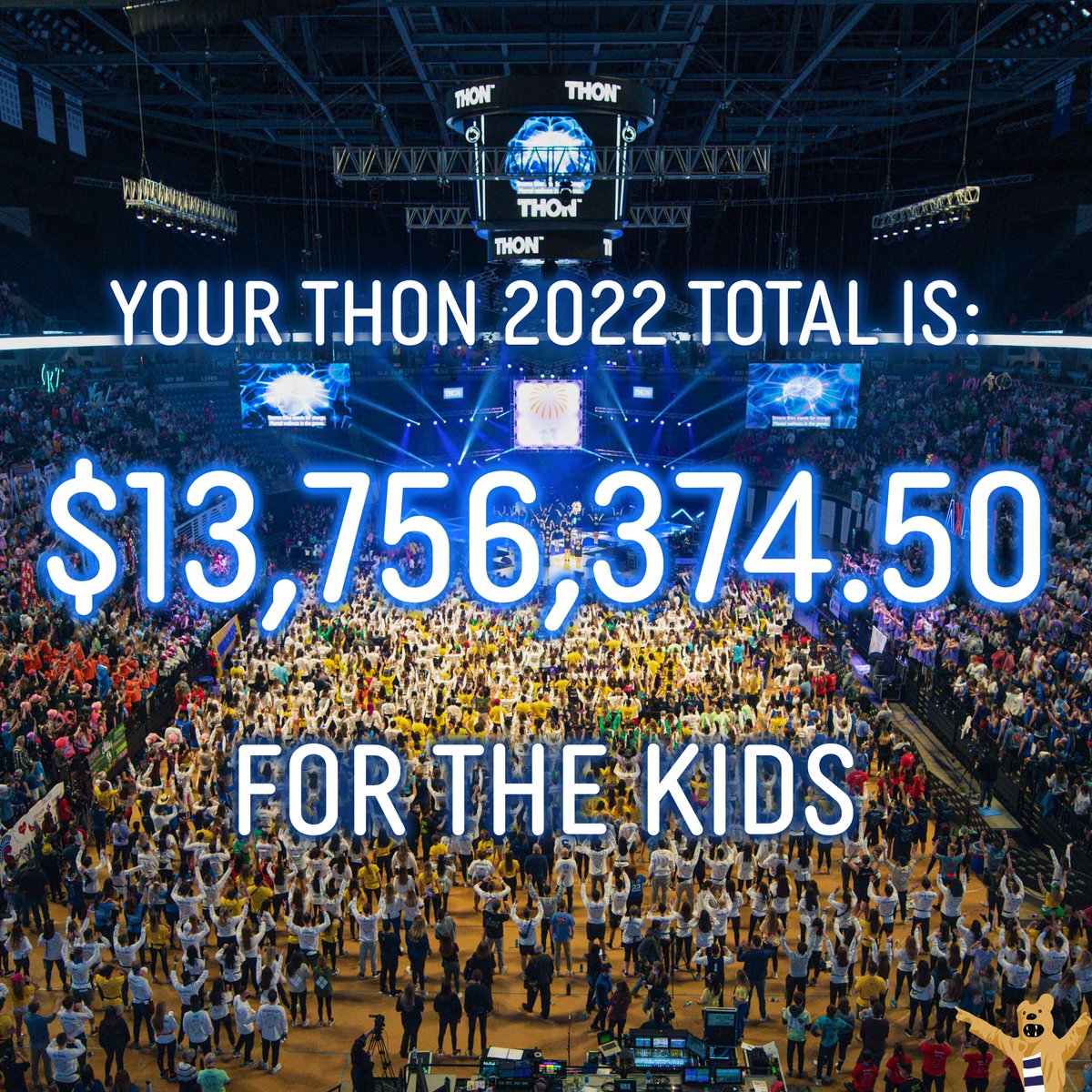 OnwardState's tweet photo. The #THON2022 total is…. https://t.co/cBPa68Ab2s
