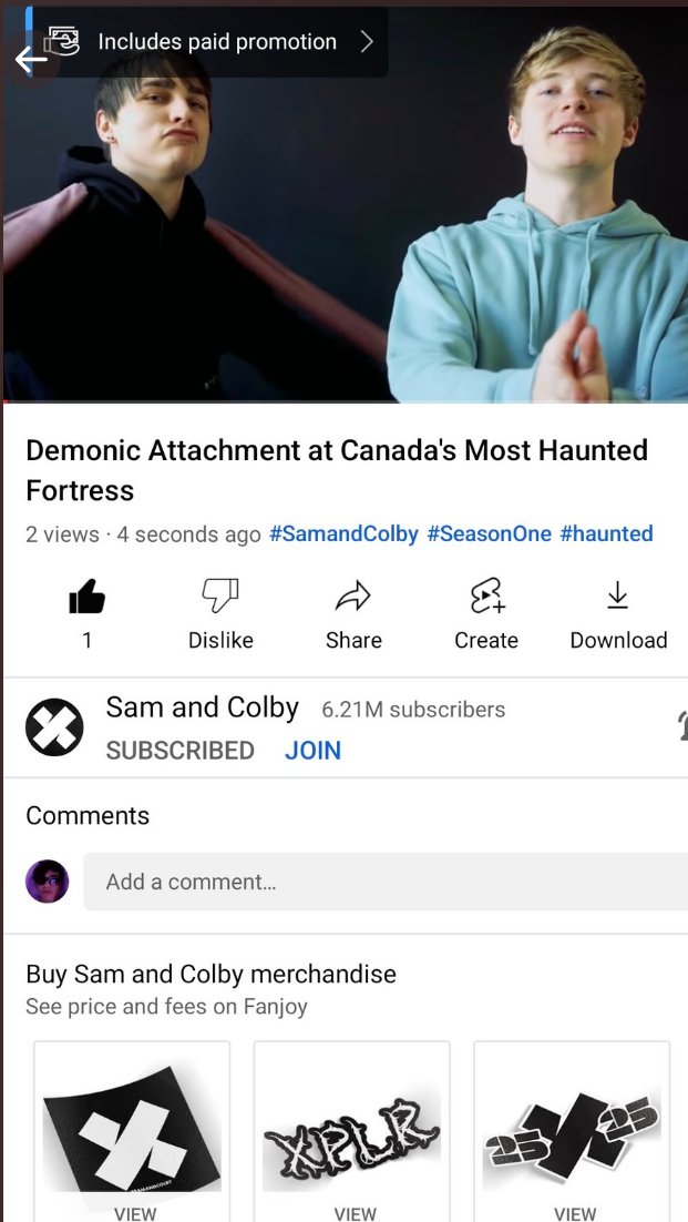yomamma65's tweet photo. Watching it right now I'm so excited!!! 
DEMON BUTT🍑🍑 @SamGolbach @SamandColby @ColbyBrock https://t.co/LaDOpzpIvA