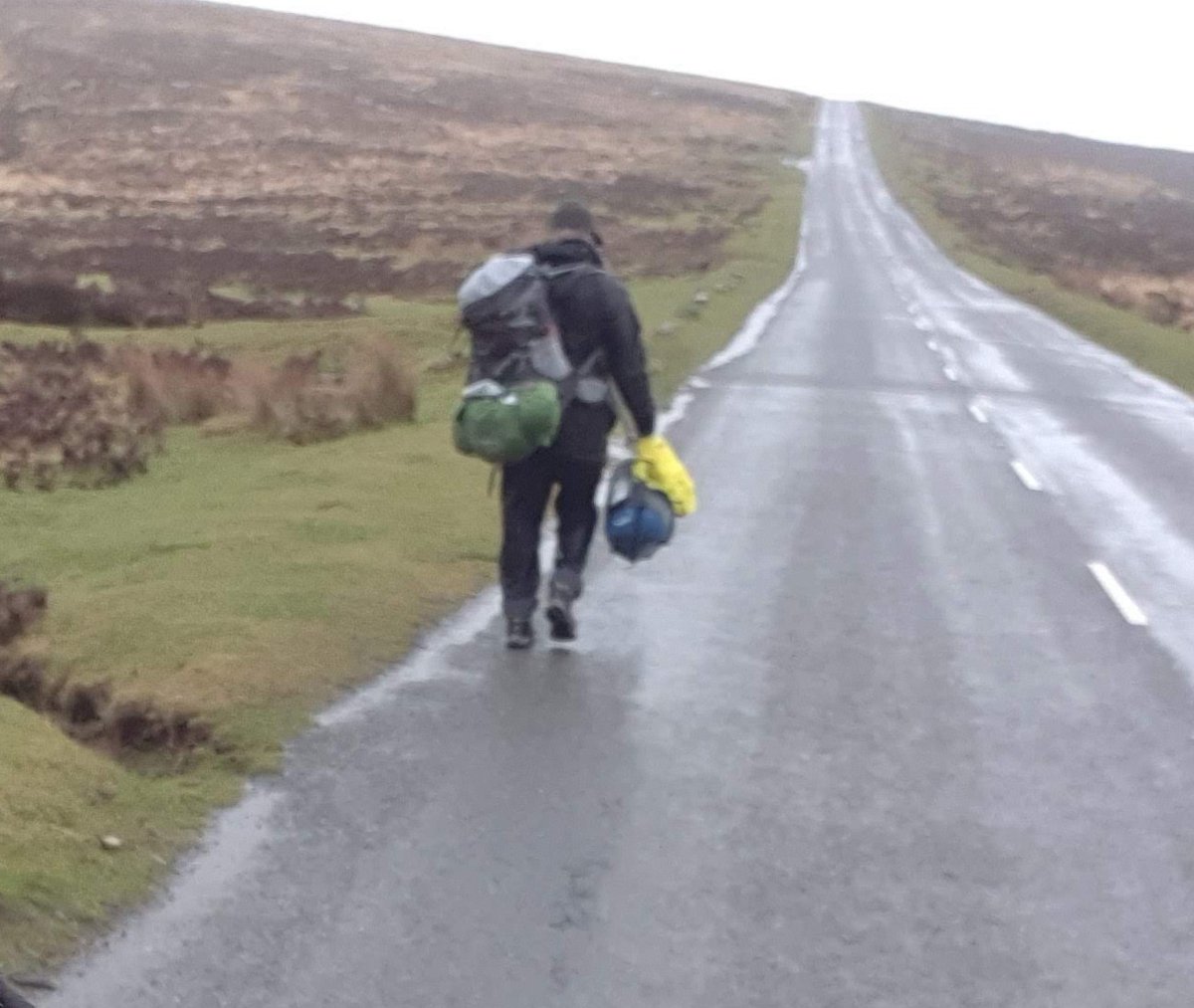 Merlin_35G's tweet photo. Took to the moors for an overnight wild camping this weekend. What are you doing Selwyn!!? 🥶🤪 https://t.co/MexDjrzQyg