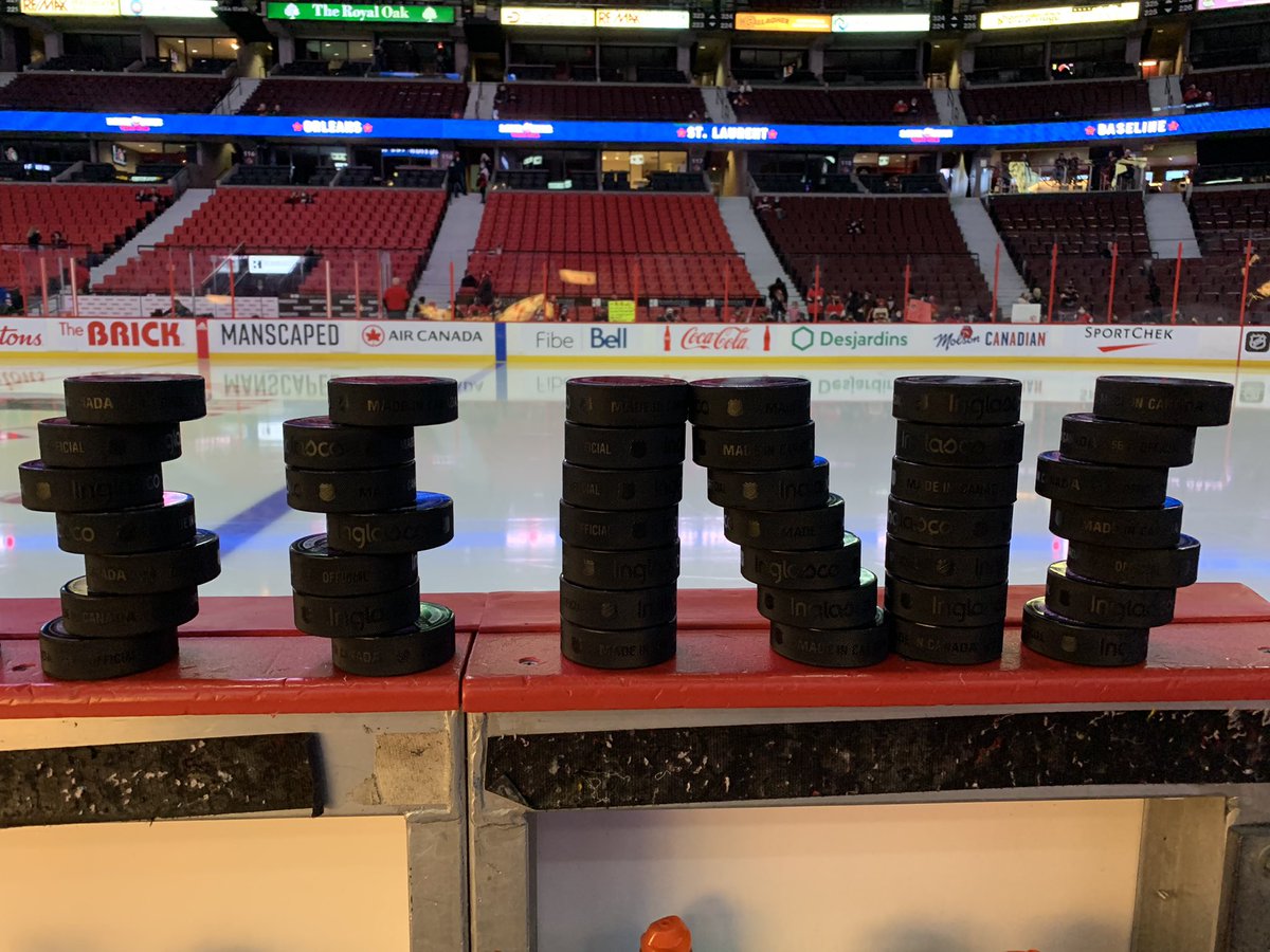 Senators's tweet photo. Warmups 🔜

#GoSensGo https://t.co/gdNwNRsnf3