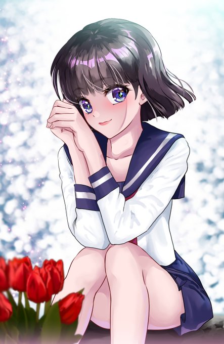 おはようございます❤
安心して下さい❣❣穿いてます❤❤❤
#土萠ほたる
#セーラーサターン 
#セーラー服 