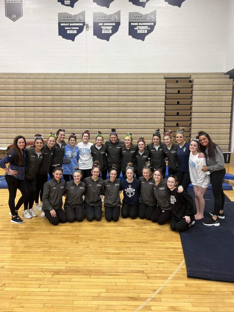 HudsonOHSports's tweet image. Huge day for @Hudgymnastics as they post a 145.225 - their highest team score of the season - and finish as Sectional Runner Up! The girls advance to the District Meet at Mentor next weekend! The girls also earn the Team Sportsmanship Award! 
Awesome job, ladies! 
#ExplorerPride