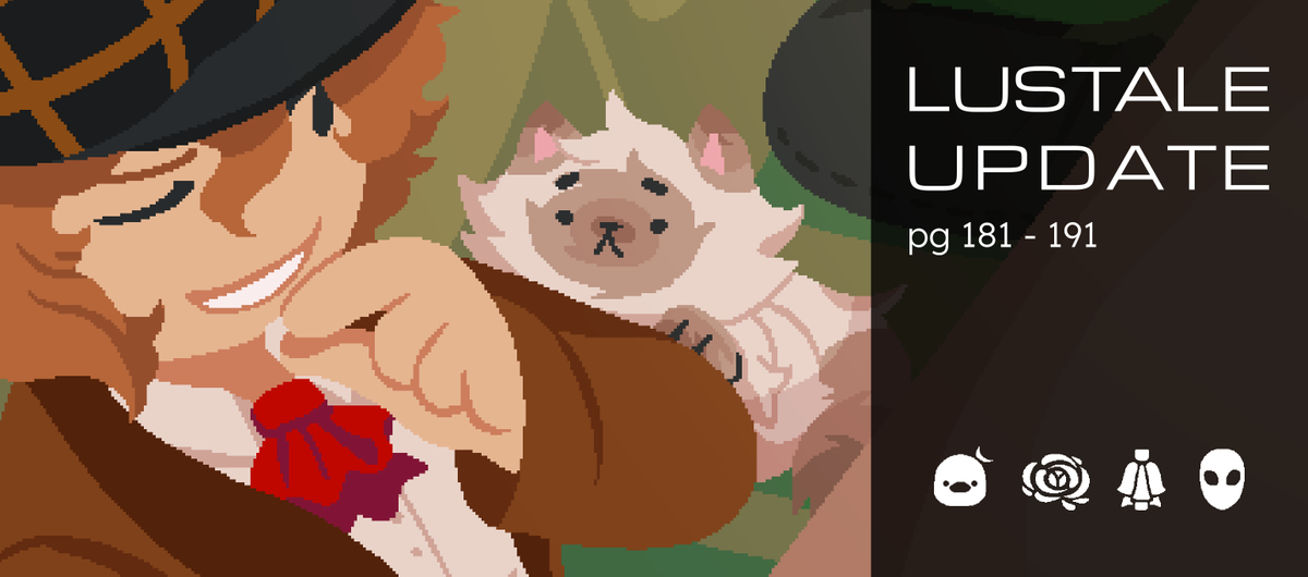 lustaleofficial's tweet photo. Lustale update! pg 181-191
https://t.co/7iETbHBUNt
https://t.co/hH86mIx4Ik
#lustale #mspfa #fanventure https://t.co/wwaXwexVoC
