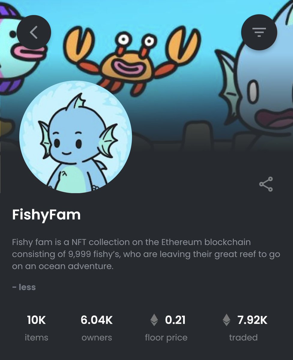 QuirkCobain6's tweet photo. Nearly 8k ETH in volume and over 6k unique holders in less than a month. All while benefiting our environment. By far the most undervalued project available!! Dive in before it’s too late!! FishyFam makin waves!! 🐟🐟🚀🚀 @fishyfamNFT @HBAcrypto @Cisvah @Ic3creamETH https://t.co/E29FXLUjOr