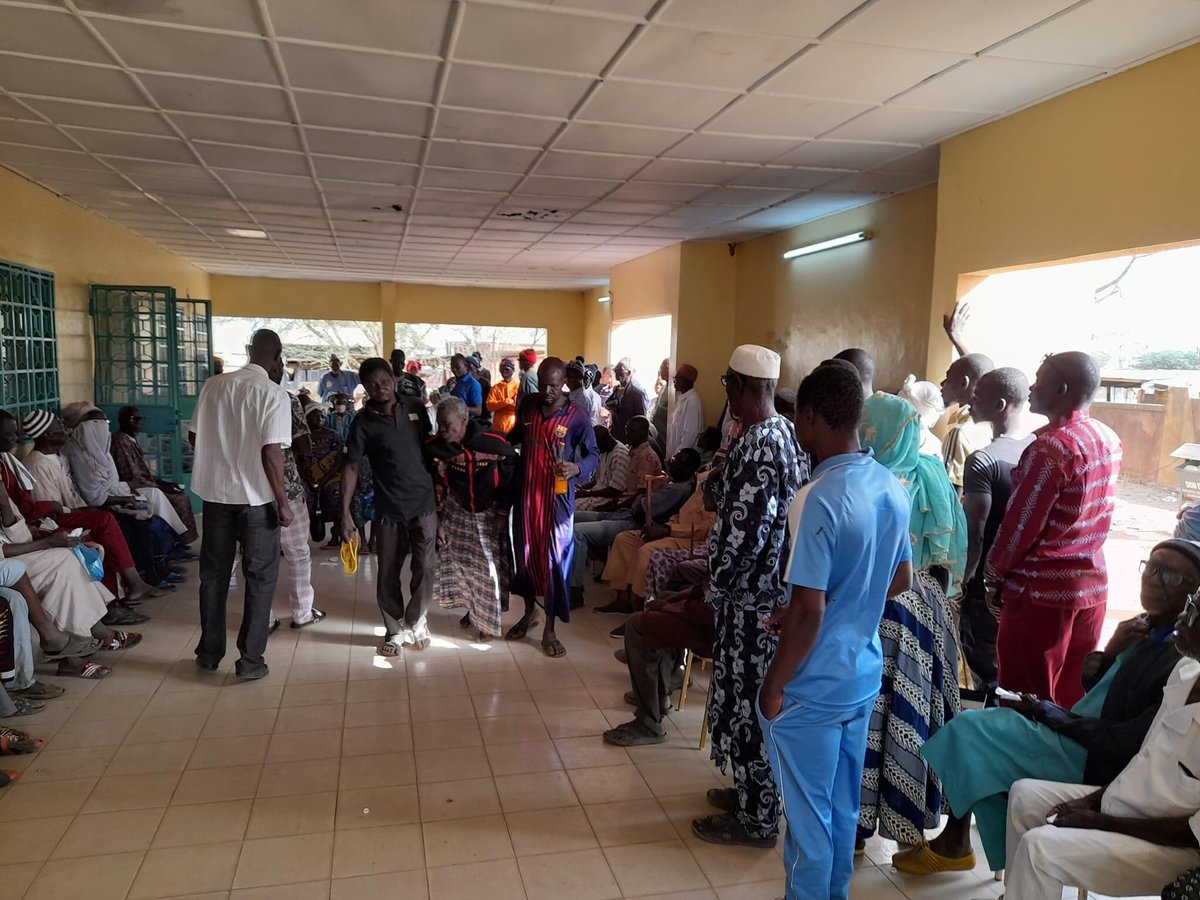 Through February HF is offering free services for eye patients in #BurkinaFaso