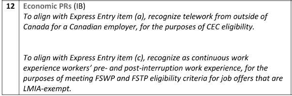 smeurrens's tweet photo. A July 2020 Inventory of Upcoming Public Policies shows some interesting IRCC policy proposals that were never (or at least not yet) implemented. https://t.co/yEsQSqKC2w