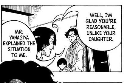 The speech bubbles enhance the dialogue a lot, and the curly tail is so pleasing. 