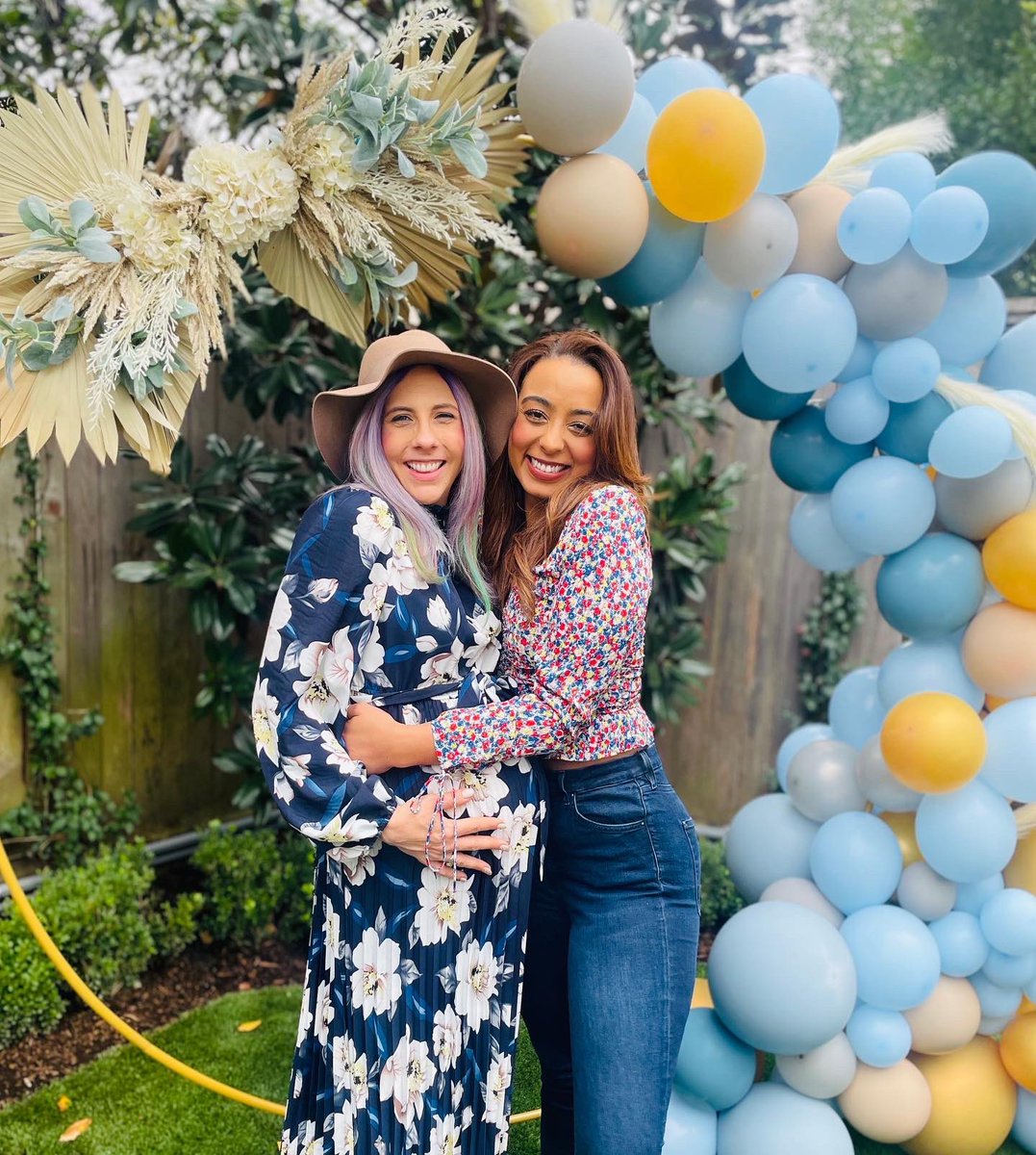 Bfordtv's tweet photo. So much fun celebrating this mama to be @fdavenport baby Maverick on the way 💙🤰🏼#babyshower https://t.co/zKtzTIyjEM
