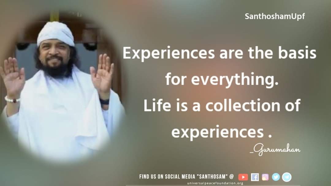 SanthoshamUPF's tweet photo. Experiences are the basis for everything. Life is a collection of experiences
#Santhosam #Gurumahan https://t.co/bEn8AYyE9v