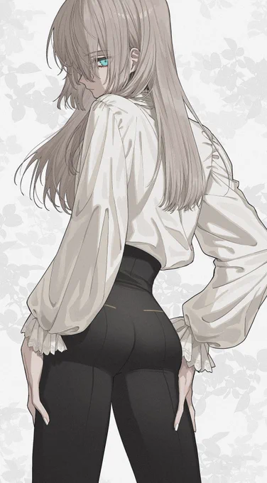 振り向く 