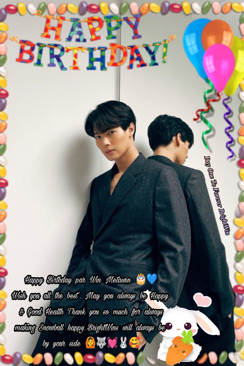 dotfbrightwinmm's tweet photo. Happy Birthday Our Beloved Precious Winnie🎂🐰🤍
May you always be happy🥰We hope you to become more successful than now and have a Bright future🙏🌟You will always have Myanmar fans near you Love you @winmetawin 🙆💓
#winmetawin
#HappyWinTurns23
#WINfinity2022
#WinBDProject2022 https://t.co/EynyctZrEP