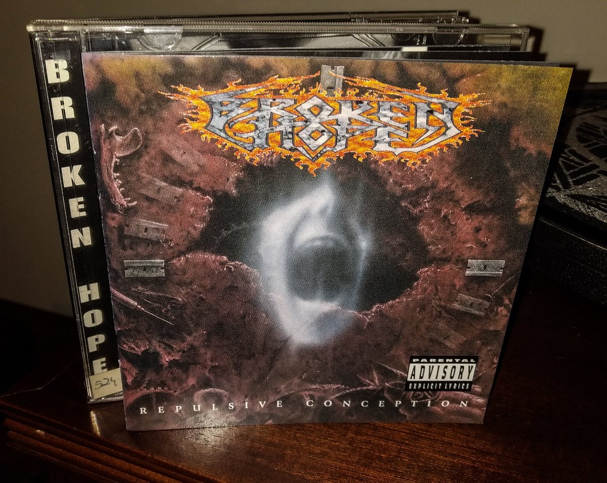 divinenothuman's tweet photo. Old school technical Brutal Death Metal at its finest 🍻
🇺🇲 BROKEN HOPE: "Repulsive Conception" (1995)
#BrokenHope #DeathMetal #Metal #RepulsiveConception #NowPlaying #BrutalDeathMetal #Playlist #collection #MetalTwitter #MetalBlade https://t.co/O3EhvHiF8h