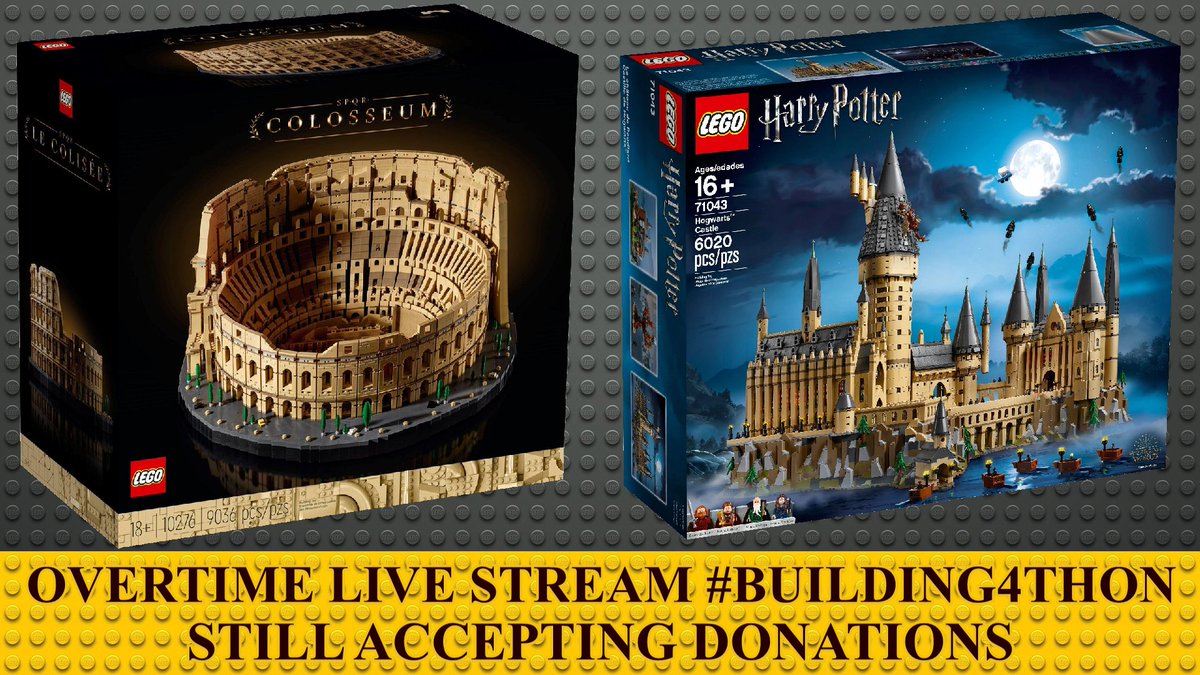 DutchSWGuy's tweet photo. The 46 hours may be done but @NicoSuaveRegoli is not done building his #LEGO #Colosseum so we're in overtime for #Building4THON. You can still donate as well if you want, so come join us if you have some time: https://t.co/IhdLfP9mot https://t.co/WmFzUP4373