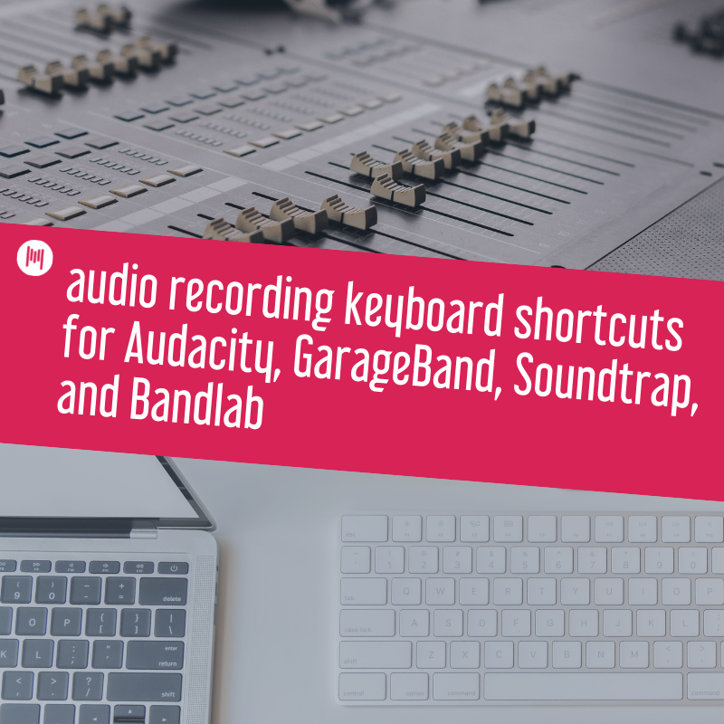 MusicTechTchr's tweet photo. Do you use...GarageBand, Soundtrap, Bandlab, or Audacity? 

I've created a free printable guide with keyboard shortcuts for each of these programs to make inputting music faster. Grab yours --> https://t.co/tit8IZQzcq

#musicmatters #secondarymusic #daw #recordingsoftware https://t.co/x3R7dCoqIU