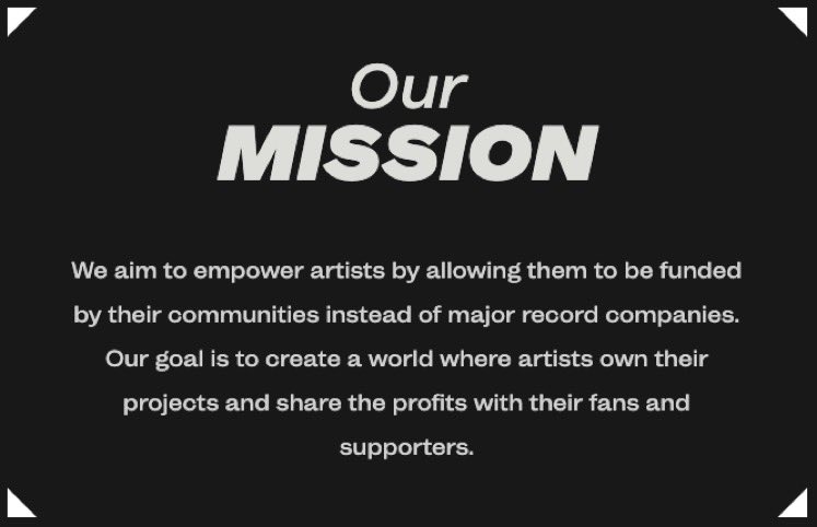 tvbzify's tweet photo. Check out what they do at Power
Great Vision, beautiful community.
@power_i0
Early stages of a new vision for the music industry giving back Power to the artists and their communities
Letting them focus on the quality of the music π΅
#itsaboutpower
#powerNLC
#nftcommunity https://t.co/1uHlFNzN2V