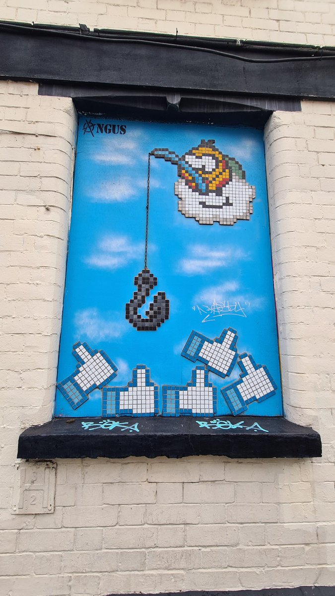 #StreetArt <a href="/AngusArt85/">Angus</a> mosaics in Bristol

Photographed in Jan 2022 #StreetArtSaturday