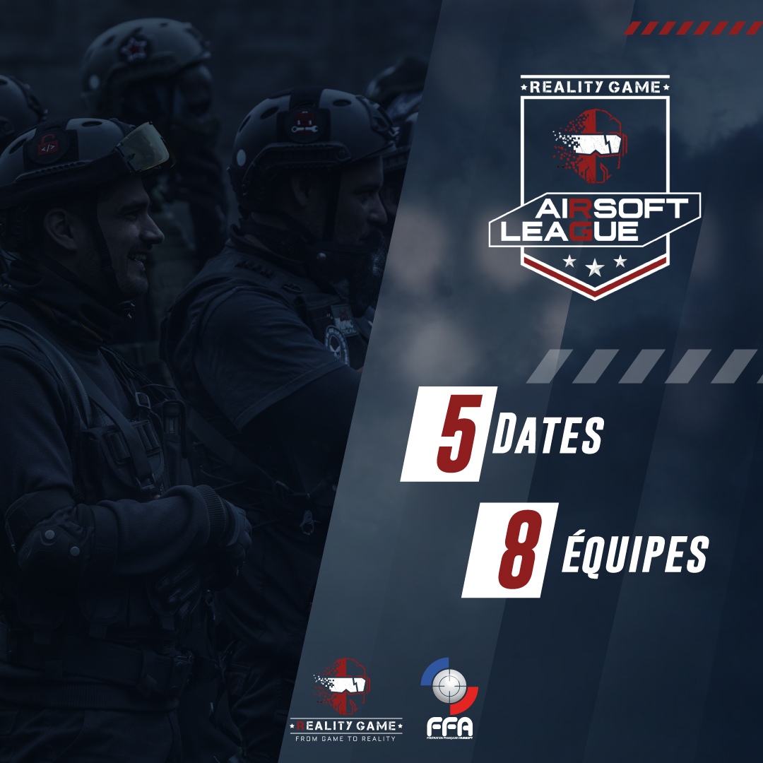 FFAirsoft's tweet photo. L'Airsoft League : 5 manches, 5 dates , 8 équipes qui ne visent que la victoire ! 🏅

Qu'attendez-vous pour vous inscrire ?

➡️https://t.co/0d9PiZ9ItA

#AirsoftFrance #AirsoftSport https://t.co/pGy1AwcLeo