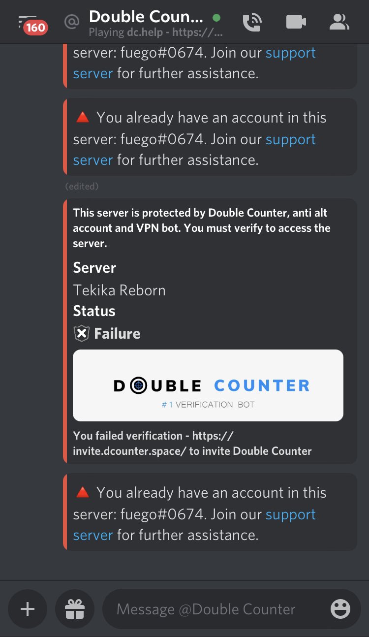 Double Counter - Discord Verification Bot