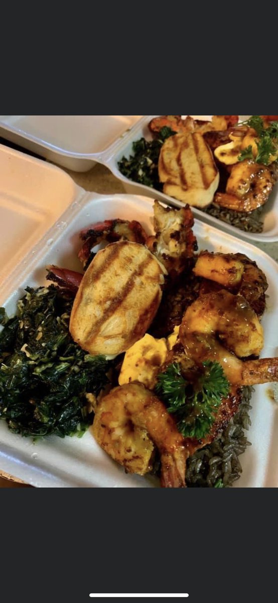 1804Kitchen's tweet image. Salmon and Shrimp Combo with Black mushroom rice.. 🔥🇭🇹🤤🙌🏾.. #Haitianfood#mouthwatering#manjelakay#homecooking#thebest#1804#haiti#instafood#explore#Caribbeanfood#atl#atlantaeats#atlfoodies#foodblog#foodporn#haitianart#catering#creole#chefzoe#cheflife#entrepreneurs