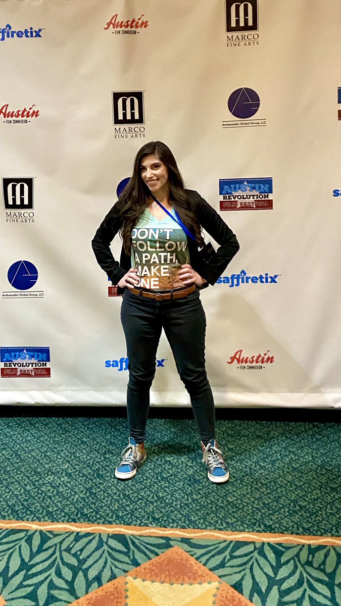 Had a blast at Austin Revolution Film Fest last night! Our film Allergies won Best Texas Short, and ya girl was nominated for the Allison Woods Actress Award! 🧡😍🙏🏼
