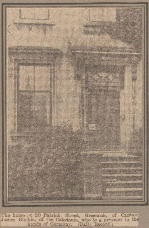 GreenockLassie's tweet photo. #GreenockFamilyHistory #FamilyHistory #Ancestry #Genealogy #CaptainJamesBlaikie #PatrickStreet #PrisonerofWar
Daily Record, 14 December 1916
More here https://t.co/QpzZr7jwQf https://t.co/ktZe5qlLsM