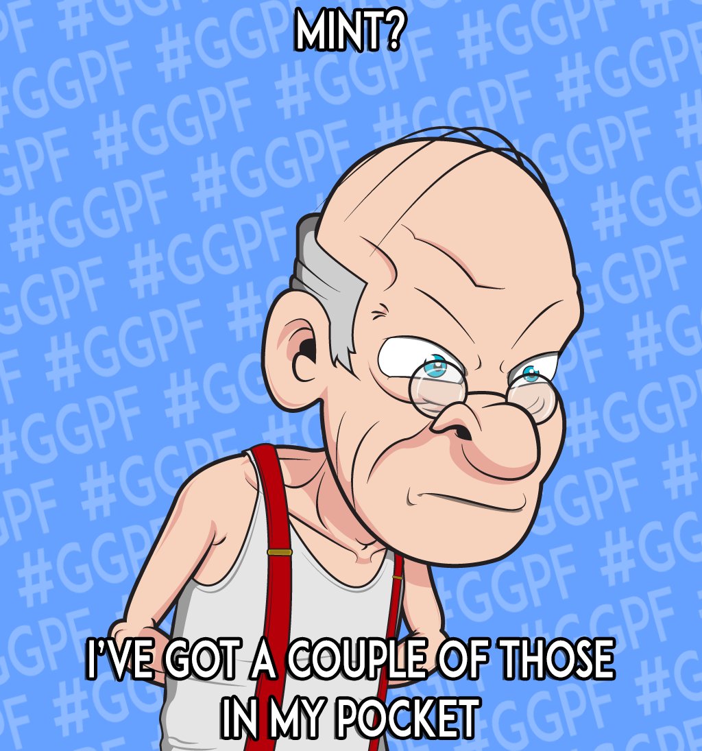 BeardCatDrip's tweet photo. Weekly Grumpy Gramps #GGPF

#VNFT #NFT #nftcollector #nftart #ComingEventually https://t.co/TaFEn1bMps