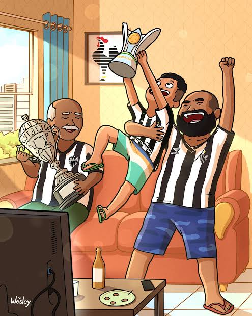 Hoje é festa na favela.