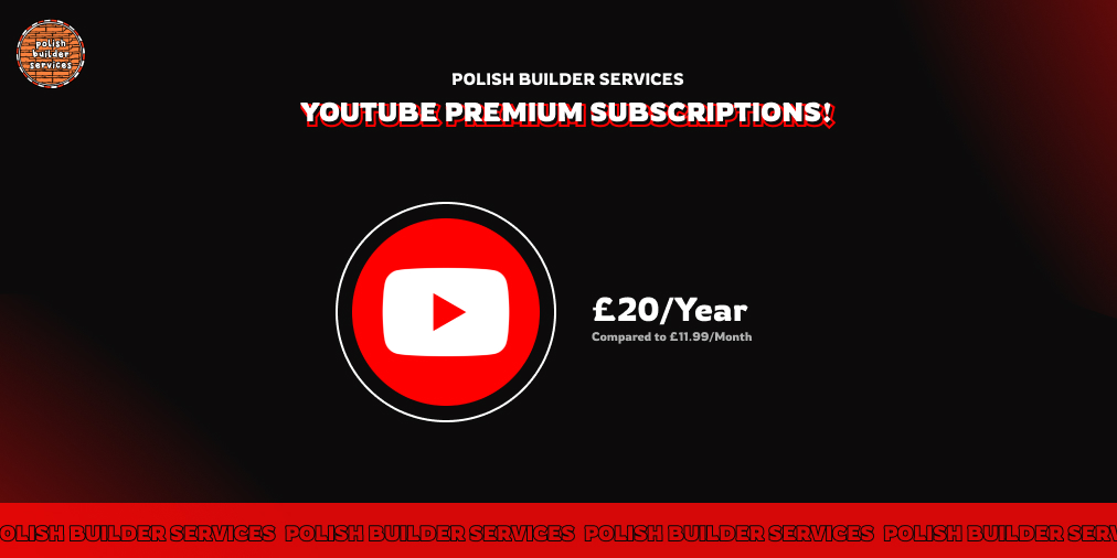Our new Youtube Premium accounts are a great money saver! 

You can pick some up for yourself plus many other great affordable products down below!👇
discord.gg/xddt3ChUPu