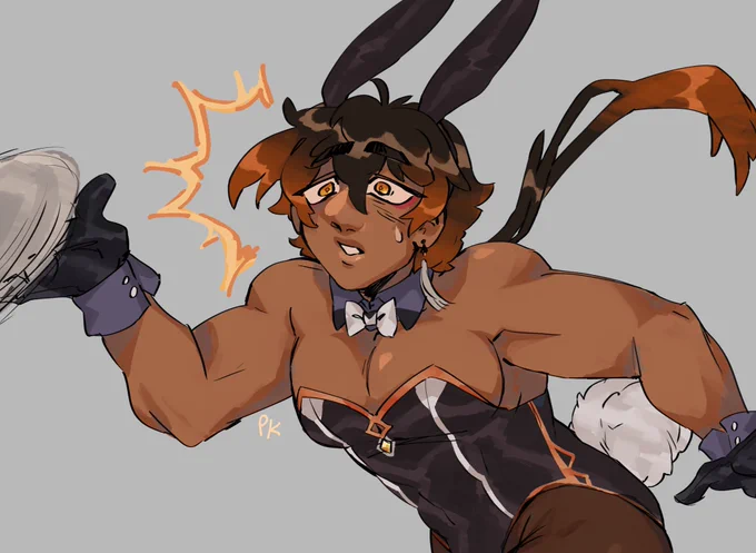 // suggestive
another bunny zhongli 