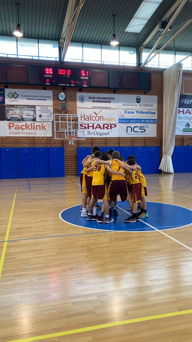 cbalcobendas's tweet photo. #CanteraCBA ⛹️♀️⛹️♂️ | El #InfBMas consigue una gran victoria (55-51) ante @MovistarEstu. ¡Vamos chicos, partidazo!
#SienteElGranate https://t.co/3v8Tva4mIS