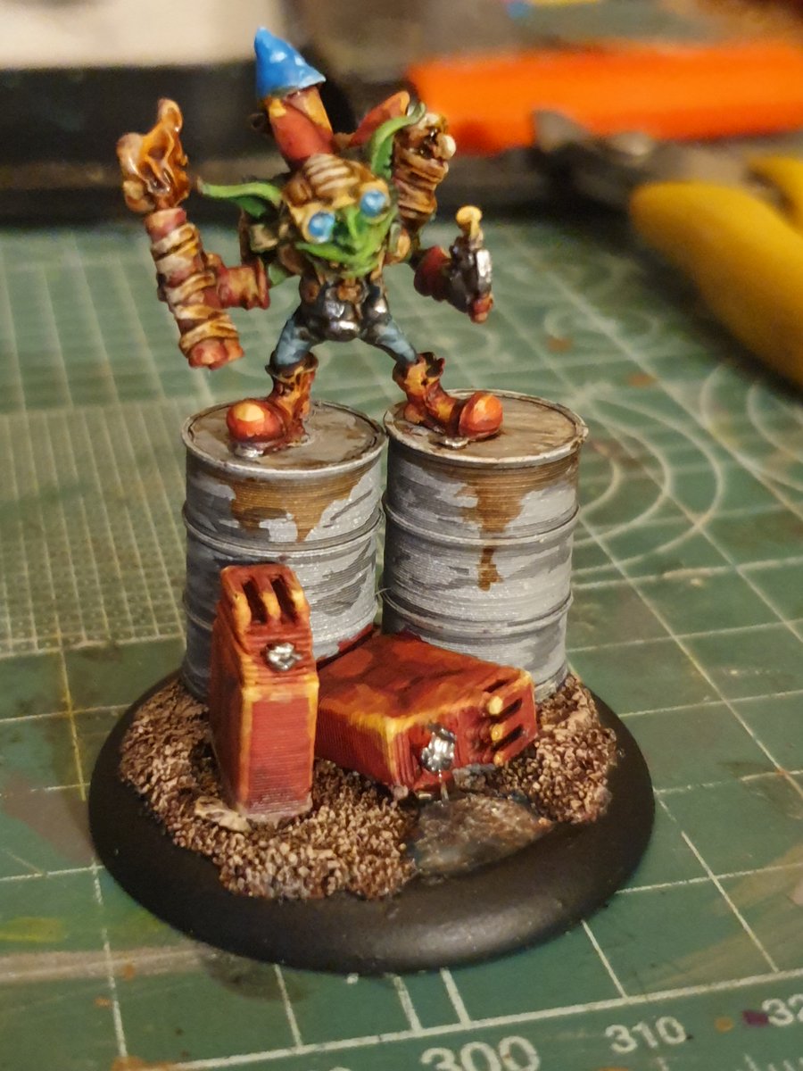 RustedCog's tweet photo. Finished painting Gubin for #riotquest by #privateerpress https://t.co/uHLbCTMA2l