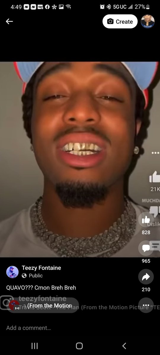 PrettyhoodC's tweet image. #quavo @QuavoStuntin please say this is before the grills cuz what in THEEE fuck....but yall want bad bitches