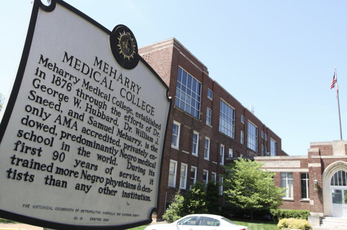 EdTechCorey's tweet photo. Founded in 1876 as the Medical Department of Central Tennessee College, @MeharryMedical was the first medical school in the South for African Americans. Like if you knew, RT if you didn't!
#HBCUGreatness #BlackHistoryMonth https://t.co/WVYD3IMQ6w