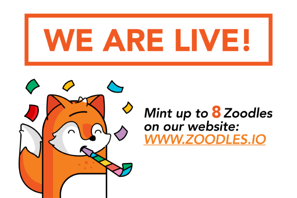 ZoodlesIO's tweet photo. GATES ARE OPEN PROSPECTIVE ZOOKEEPERS! Come adopt one today. Even if you don't want to buy a zoodle, come hang out in the discord. We are playing Battle Royale and will be playing some poker and hanging out with everyone the rest of the night. https://t.co/CcUUbejtpO #NFT #NFTs https://t.co/FCla8FGkzM